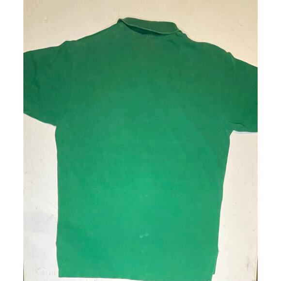 VTG Polo by Ralph Lauren Men’s Green Polo Shirt Sz M 100% Cotton Blue Pony Logo - Picture 9 of 10